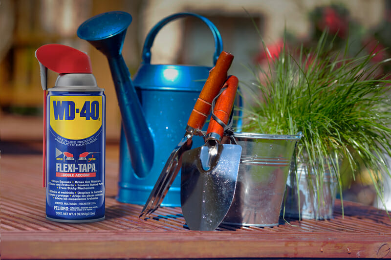 wd40 herramientas jardin